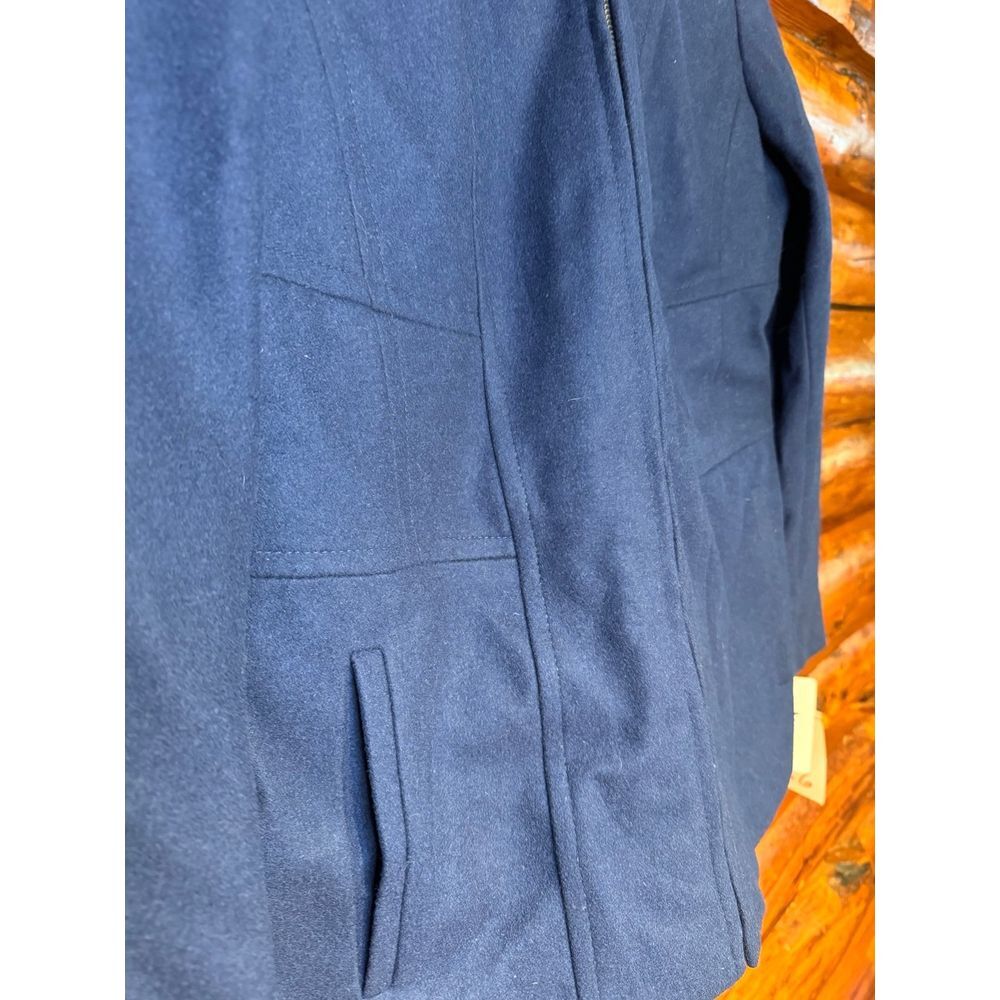 Anne Klein Sport‎ Wool Blend Lined Hooded Jacket Size Medium - Picture 3 of 7